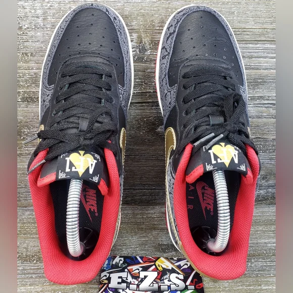 Air Force Jordan One Spades Nike Air Force '07 LX Spades Black